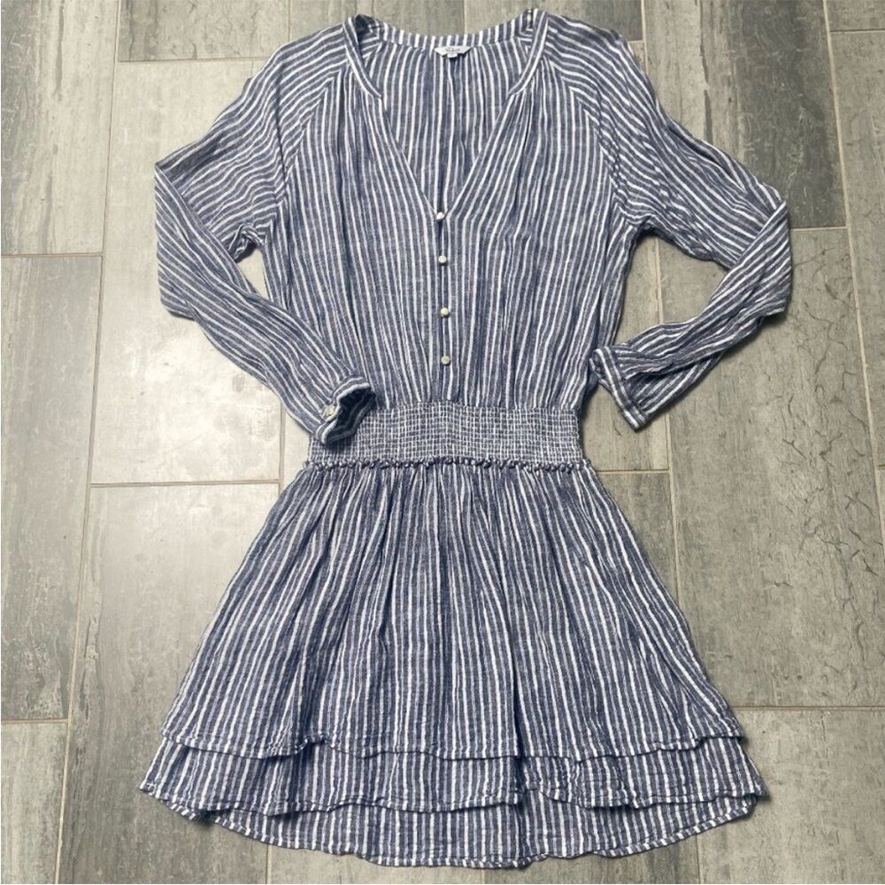 Rails Jasmine Linen Blend Drop Elastic Waist Dres… - image 2